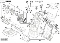 Bosch 3 600 H53 500 Axt Rapid 2000 Chopper 230 V / Eu Spare Parts